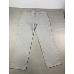 Gloria Vanderbilt Original Slimming Amanda Jeans High Rise Tapered Leg‎ Gray 16S